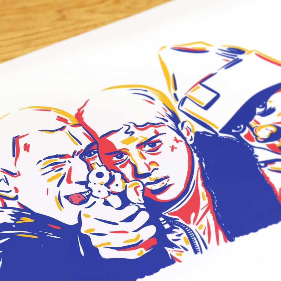 La haine affiche print